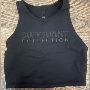 Black buffbunny crop top